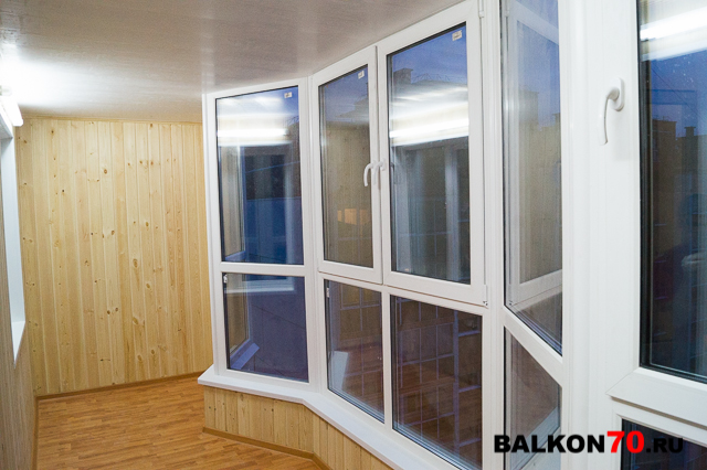 Утепление и отделка балкона ТДСК в Томске