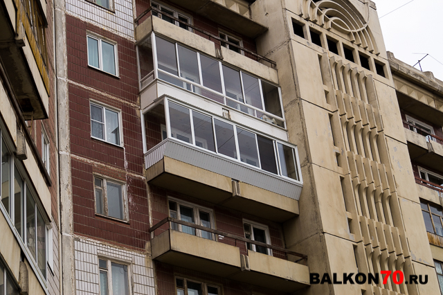 Остекление и отделка балкона Томск