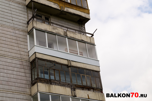 Остекление и отделка балкона под ключ Томск