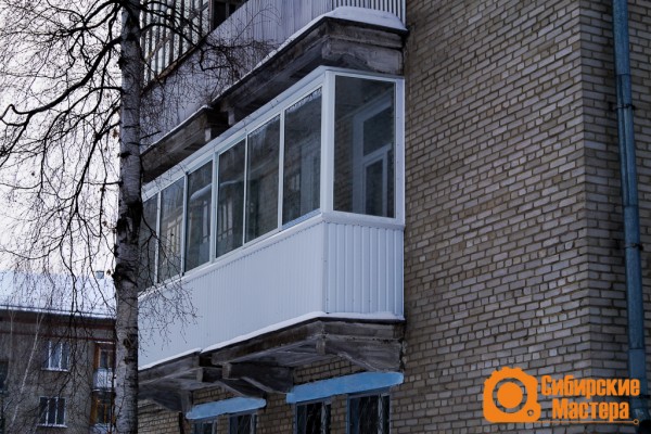 Алюминиевые балконы в Томске и Сев