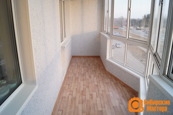 Обшивка балкона панелями пвх в Томске