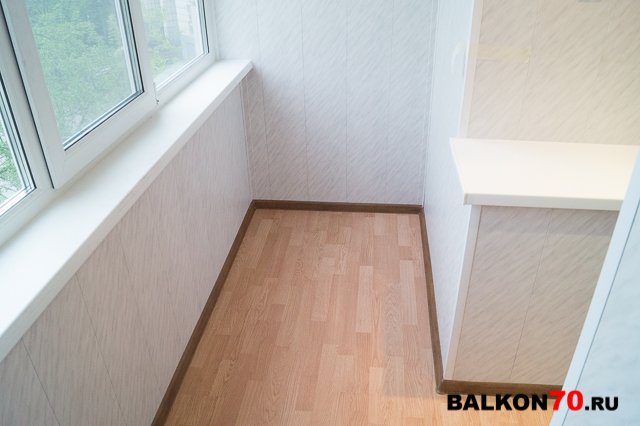 Утепление и отделка балкона Томск